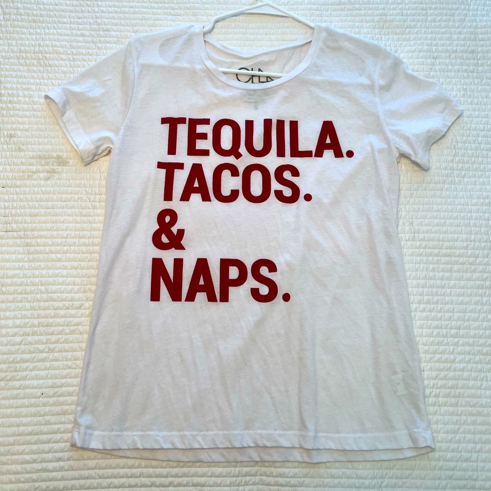 Tacos & Tequila Size Small Tee - Never Worn